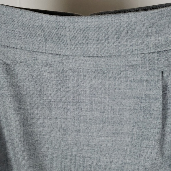J. Crew Scallop Trim Gray Wool Mini Skirt NWT SZ6 - Picture 3 of 7